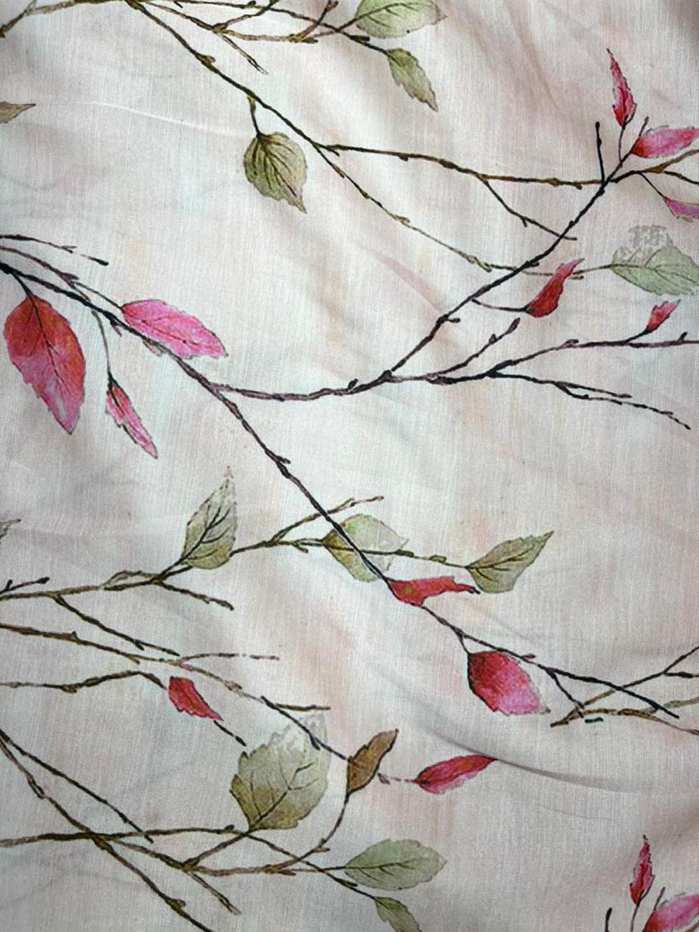Pastel Digital Printed Linen Fabric ( 1 Mtr ) - Luxurion World