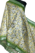 Pastel Digital Printed Linen Floral Design Dupatta - Luxurion World