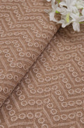 Pastel Embroidered Chikankari Georgette Fabric (1 mtr) - Luxurion World