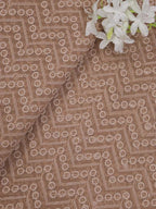 Pastel Embroidered Chikankari Georgette Fabric (1 mtr) - Luxurion World