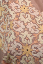 Pastel Embroidered Kashmiri Aari Work Georgette Saree - Luxurion World