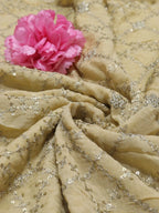 Pastel Embroidered Trendy Fabric ( 0.75 Mtr ) - Luxurion World
