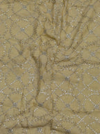 Pastel Embroidered Trendy Fabric ( 0.75 Mtr ) - Luxurion World