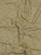 Pastel Embroidered Trendy Fabric ( 0.75 Mtr ) - Luxurion World