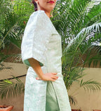 Pastel Green Brocade Silk Suit Set - Luxurion World