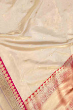 Pastel Handloom Banarasi Katan Tissue Silk Saree - Luxurion World