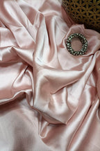 Pastel Plain Satin Silk Fabric (1 Mtr) - Luxurion World