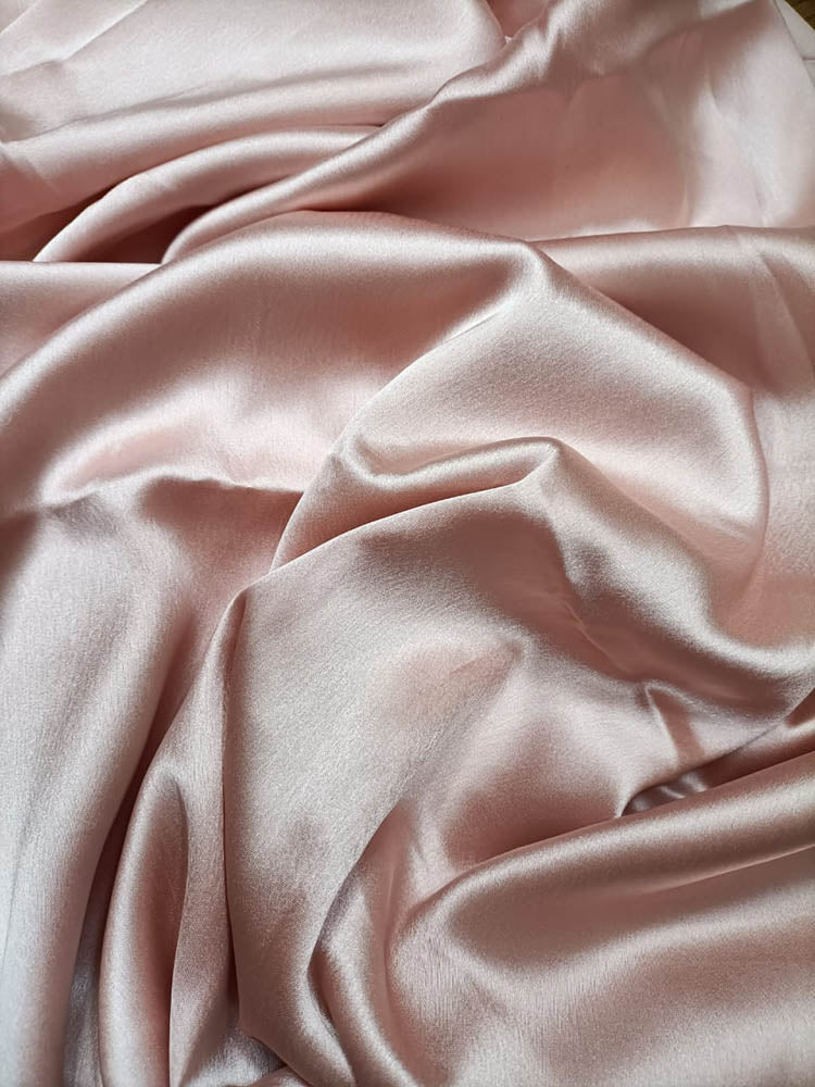 Pastel Plain Satin Silk Fabric (1 Mtr) - Luxurion World