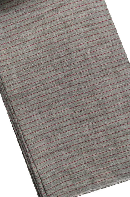 Pastel Pure Linen Stripes Design Fabric ( 1 Mtr )