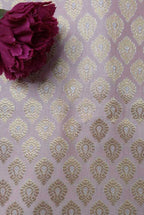 Pink Banarasi Silk Fabric ( 1 Mtr ) - Luxurion World
