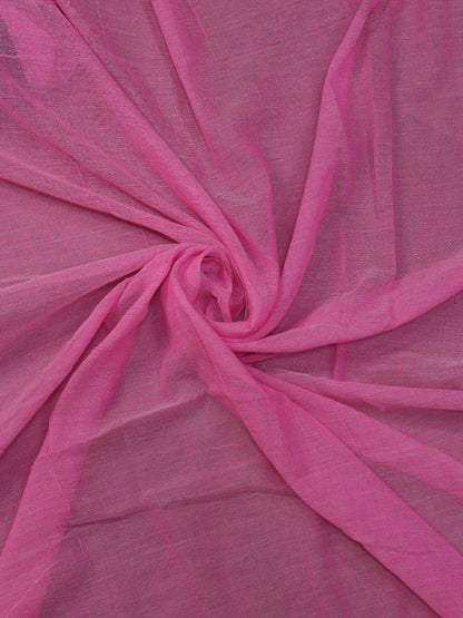 Pink Bengal Cotton Polka Dots Saree - Luxurion World