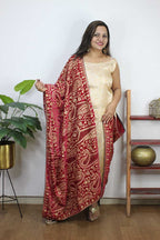 Pink Embroidered Trendy Velvet Dupatta - Luxurion World