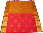 Pink Handloom Kanjeevaram Pure Silk Saree - Luxurion World