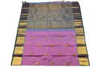 Pink Handloom Kanjeevaram Pure Silk Saree - Luxurion World