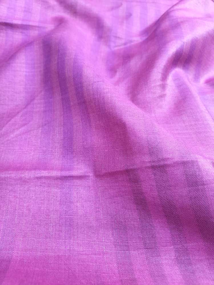 Pink Plain Bhagalpur Silk Fabric ( 1 Mtr ) - Luxurion World