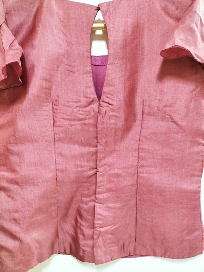 Pink Pure Silk Blouse