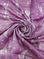 Pink Shibori Cotton Silk Dupatta - Luxurion World