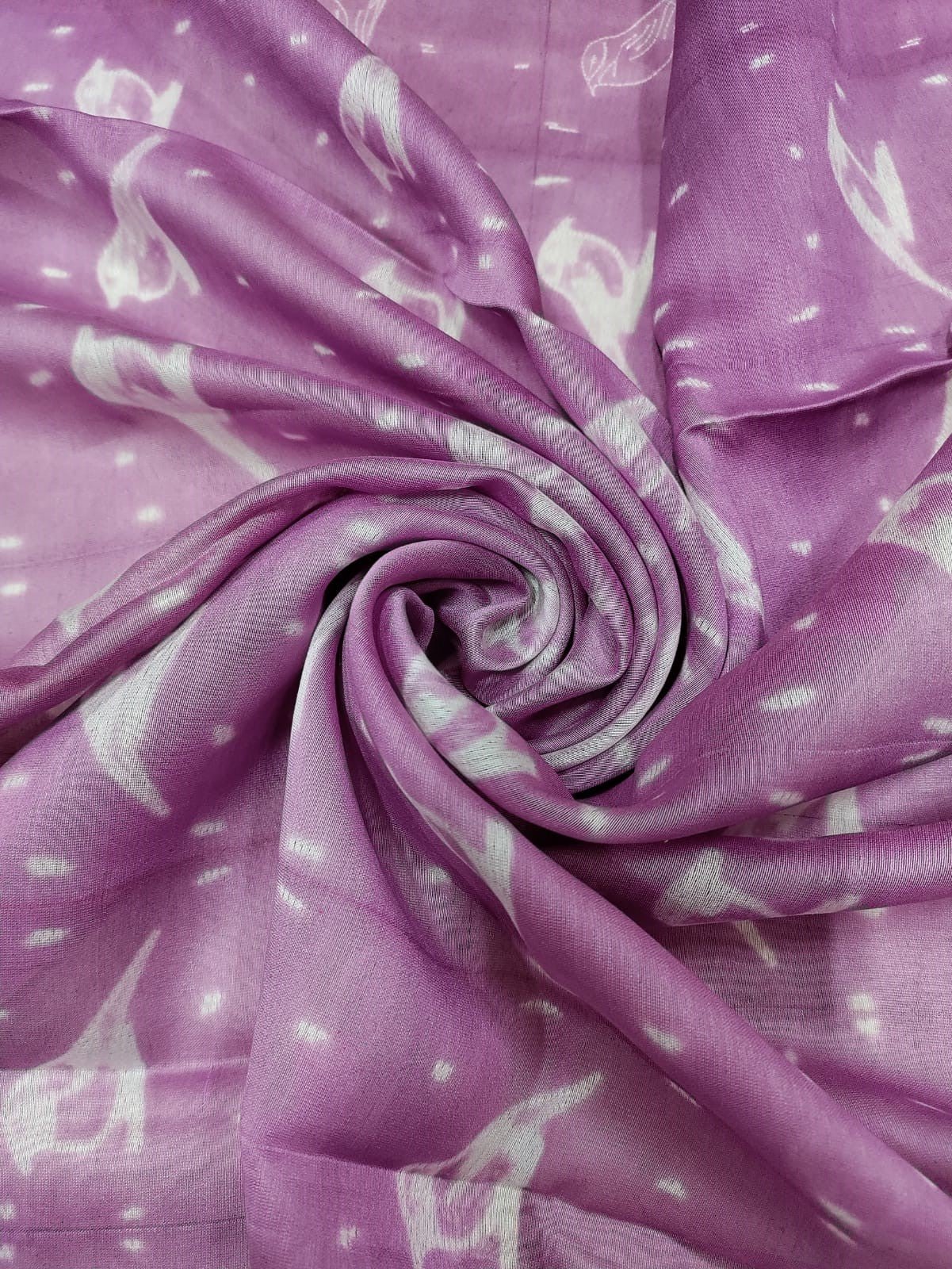 Pink Shibori Cotton Silk Dupatta - Luxurion World