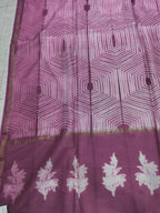 Pink Shibori Cotton Silk Dupatta - Luxurion World