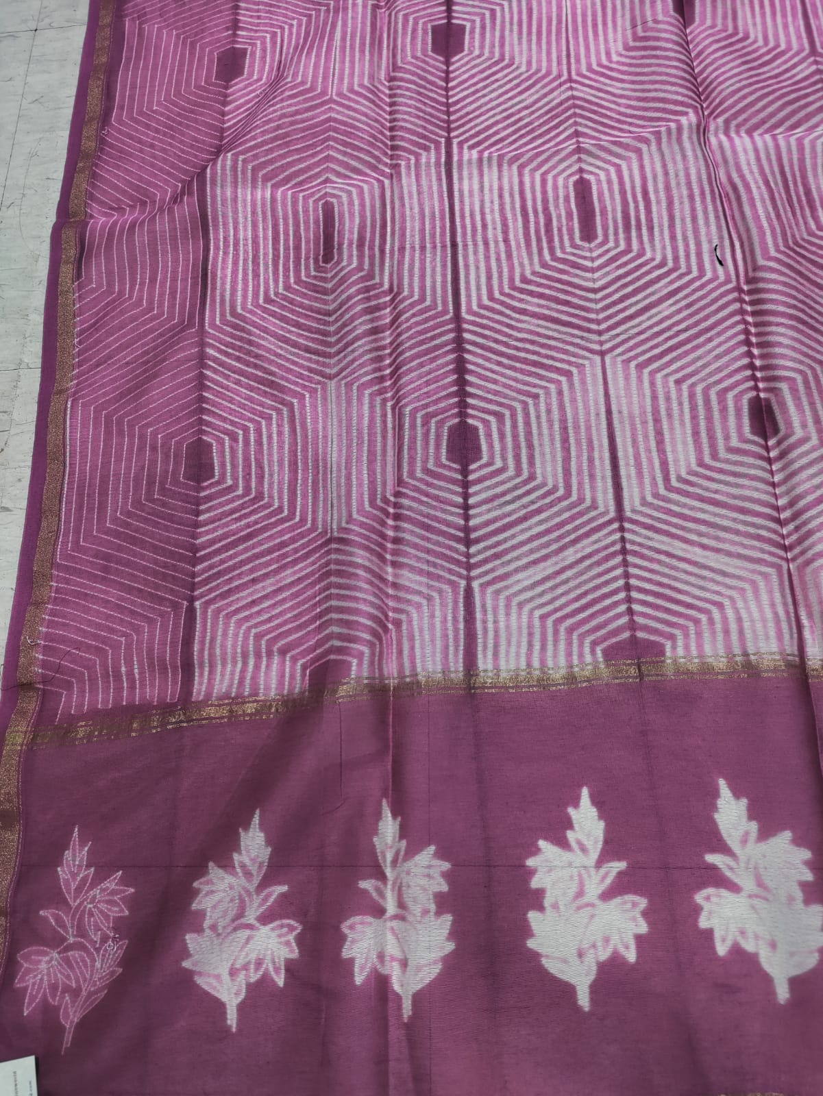 Pink Shibori Cotton Silk Dupatta - Luxurion World