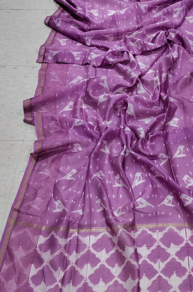 Pink Shibori Cotton Silk Dupatta - Luxurion World