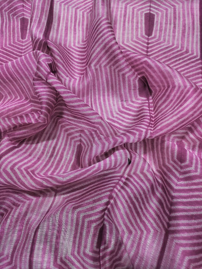 Pink Shibori Cotton Silk Dupatta