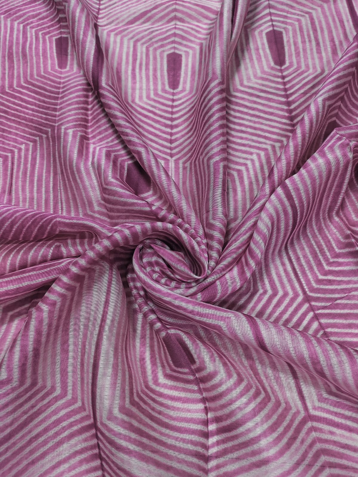 Pink Shibori Cotton Silk Dupatta - Luxurion World