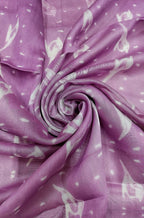 Pink Shibori Cotton Silk Fabric ( 2.5 Mtrs ) - Luxurion World