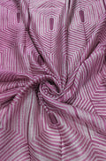Pink Shibori Cotton Silk Fabric ( 2.5 Mtrs ) - Luxurion World