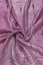 Pink Shibori Cotton Silk Fabric ( 2.5 Mtrs ) - Luxurion World