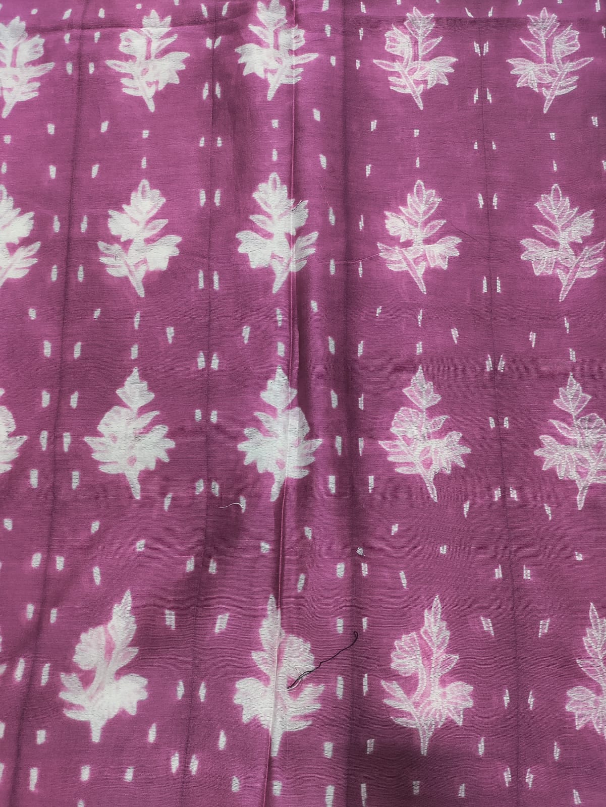 Pink Shibori Cotton Silk Fabric ( 2.5 Mtrs ) - Luxurion World