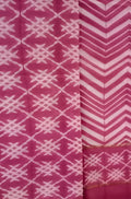 Pink Shibori Cotton Silk Two Piece Unstitched Suit Set - Luxurion World
