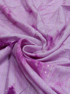 Pink Trendy Cotton Silk Tie & Dye Fabric ( 1 Mtr ) - Luxurion World