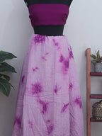 Pink Trendy Cotton Silk Tie & Dye Lehenga With Satin Silk Blouse Piece Fabric - Luxurion World