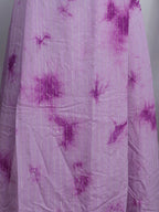 Pink Trendy Cotton Silk Tie & Dye Lehenga With Satin Silk Blouse Piece Fabric - Luxurion World