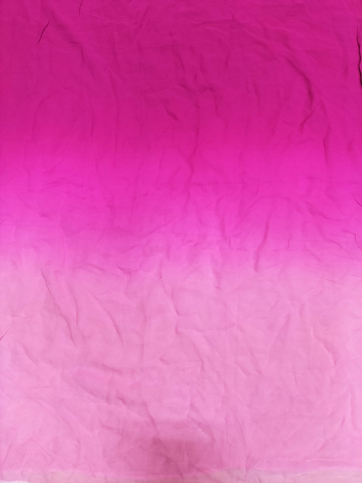 Pink Trendy Georgette Shaded Fabric  ( 1 Mtr ) - Luxurion World