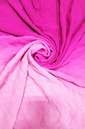 Pink Trendy Georgette Shaded Fabric  ( 1 Mtr ) - Luxurion World