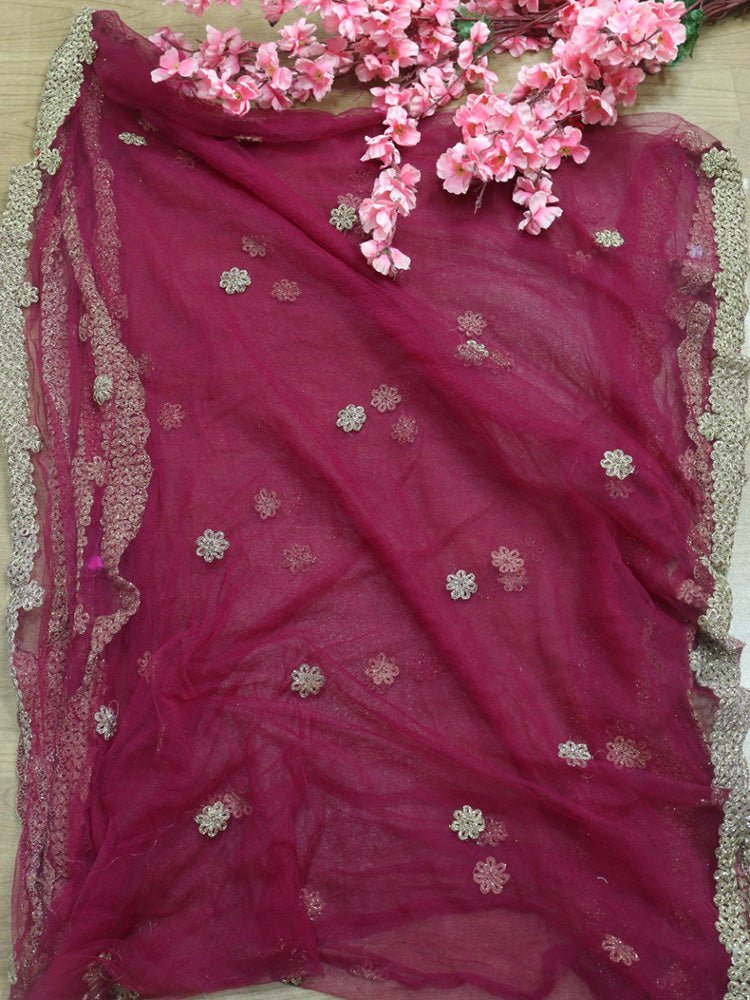 Pink Trendy Net Fabric ( 1 Mtr )