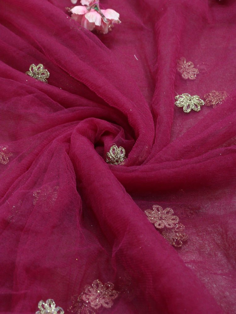 Pink Trendy Net Fabric ( 1 Mtr ) - Luxurion World