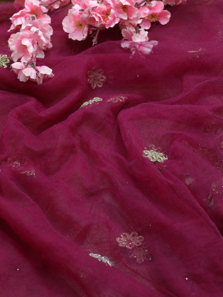 Pink Trendy Net Fabric ( 1 Mtr ) - Luxurion World