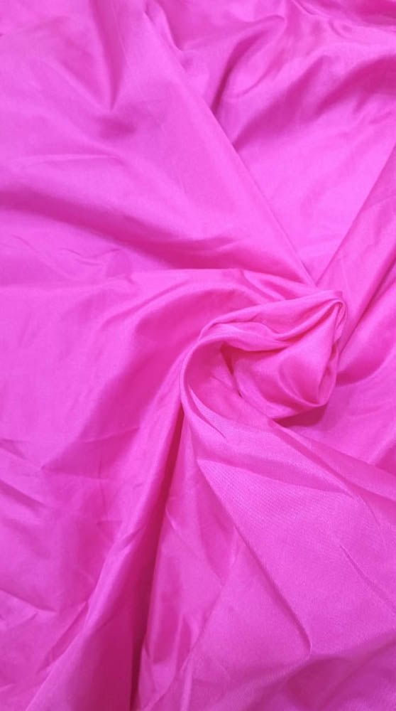 Pink Trendy Plain Art Silk Fabric (  1 Mtr ) - Luxurion World