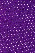 Purple Bandhani Pure Gajji Silk Fabric ( 1 Mtr ) - Luxurion World