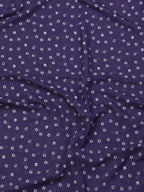 Purple Digital Printed Georgette Bandhani Design Fabric ( 2.5 Mtr ) - Luxurion World