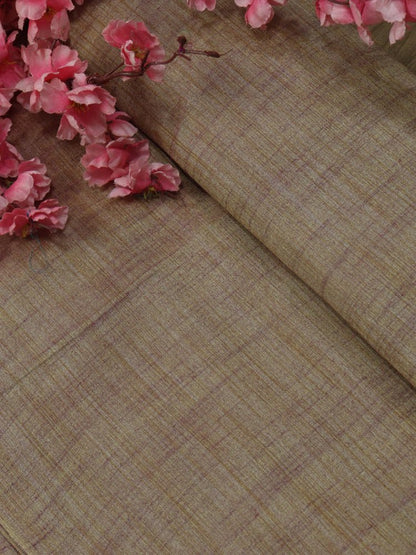 Purple Plain Pure Linen Silk Fabric ( 0.75 Mtr ) - Luxurion World