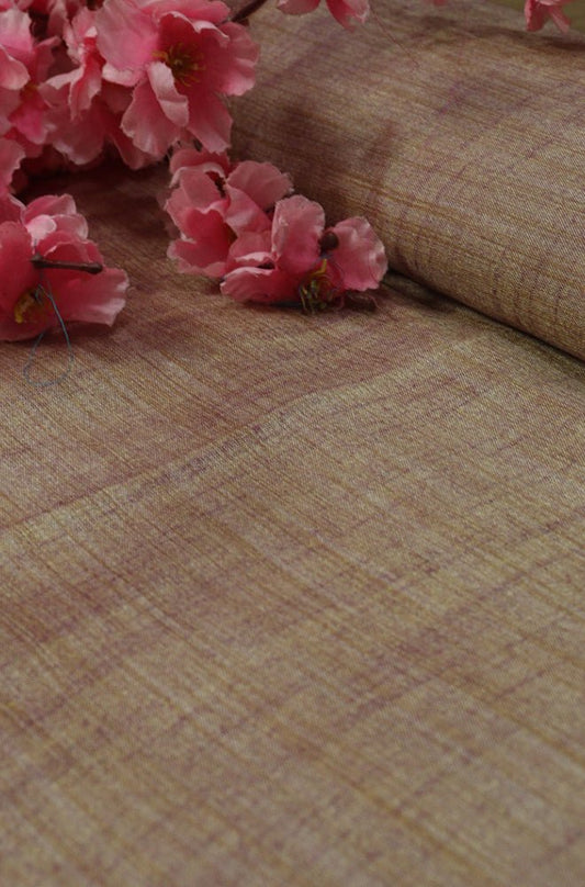 Purple Plain Pure Linen Silk Fabric ( 0.75 Mtr ) - Luxurion World