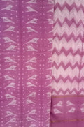 Purple Shibori Cotton Silk Two Piece Unstitched Suit Set - Luxurion World
