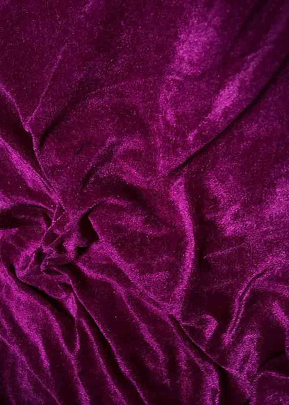 Purple Trendy Velvet Fabric ( 1 Mtr ) - Luxurion World
