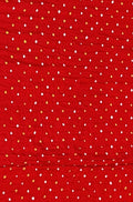 Red Bandhani Pure Gajji Silk Fabric ( 1 Mtr ) - Luxurion World