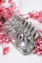 Sparkle & Shine - Make a Statement with Our Exclusive Silver Clutch Sling Bag Collection - Perfect for Any Outfit and Occasion - Luxurion World
