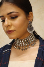 Shop Luxurionworld's Silver Necklace Set for Graceful Elegance - Ready to Ship! - Luxurion World